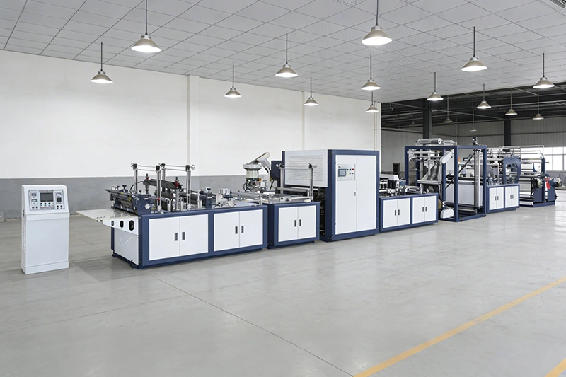 Mitä koneita tarvitaan pussien tekemiseen?