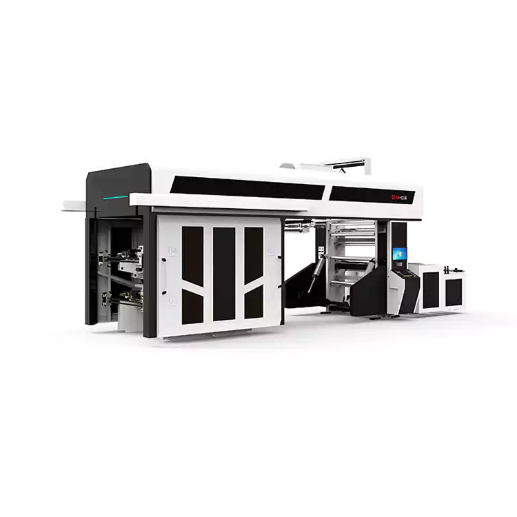 4-8 väriä Flexographic Ci Plastic Flexo -painokone