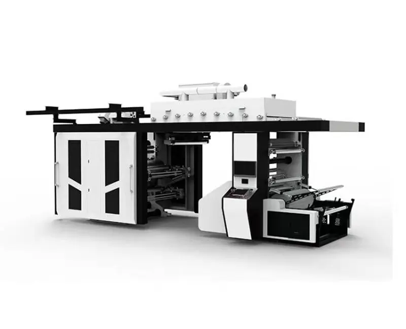 4 väriä Central Impression Flexographic Press