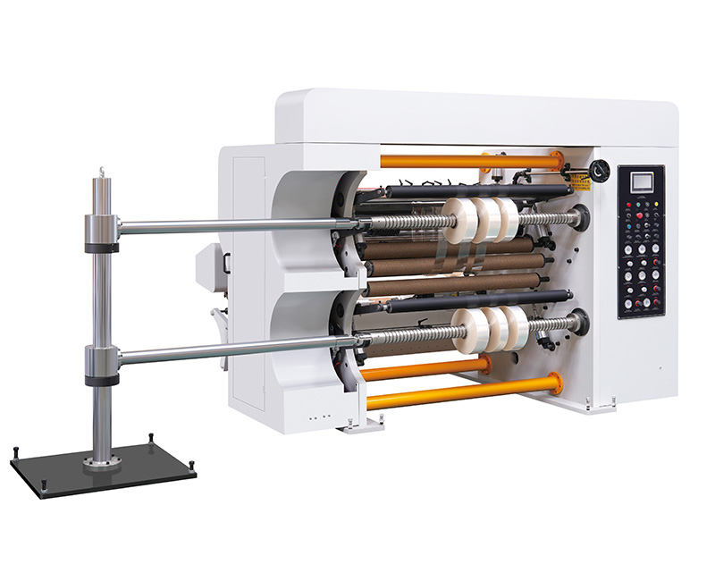 Täysautomaattinen leikkaus- ja kelauskone